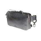 waku ワク 牛革 横型 2ルーム ウエストポーチ ウエストバッグ ミニウエスト WK-0028