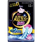 エリス 朝まで超安心 360 特に多い日の夜用 羽つき 12枚/生理用品　ナプキン