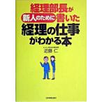 経理部長が新人のために書いた経理の仕事がわかる本/日本実業出版社/近藤仁（単行本） 中古