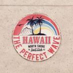  Гаваи дизайн искусство постер раунд орнамент Hawaiian Surf смешанные товары серфинг Cafe пляж 