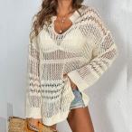 ショッピングビーチウェア ビーチウェア ビーチワンピ ビーチワンピース 水着の上に着る リゾートワンピ リゾートワンピース ビーチドレス カバーアップ サマーウェア 海