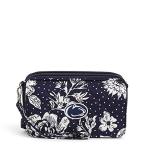 Vera Bradley Collegiate Recycled Cotton All in One Crossbody Purse with RFID Protection (Multiple Teams Available), Penn State University Na