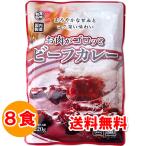 ショッピングポッキリ 3000円ポッキリ 3000えん以下 送料無 食品 レトルトカレー お肉がゴロッとビーフカレー 中辛 220g×8食 カレーレトルト 美味しい お取り寄せ