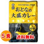 2000円ポッキリ 2000えん以下 送料無 食品 レトルトカレー おとなの大盛カレー 中辛 220g×5食 カレーレトルト 美味しい お取り寄せ