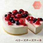 ケーキ ベリー チーズ 誕生日 プレゼント ギフト スイーツ 12cm 4号 ホール お取り寄せ 冷凍 記念日 お祝い 一人用 「ベリーズチーズケーキ」