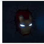 3D Wall Art Nightlight Iron Man Face 3D륢ȥХåƥ꡼ޥδ