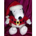 Hallmark ホールマーク Peanuts Snoopy 12" Seated Santa Claus Plush ぬいぐるみ