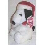 Peanuts 10" Plush Christmas Snoopy Doll with Santa Hat and Scarf ぬいぐるみ