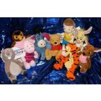 Winnie the Pooh くまのプーさん Set of Nine 8" Plush Character Beanies ぬいぐるみ