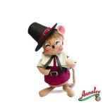 Annalee Mobilitee Doll Harvest Thanksgiving Pilgrim Boy Mouse 8" 人形 ドール