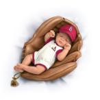 MLB St. Louis Cardinals 2011 World Champions Lifelike Baby Doll ドール: Born A Cardinals Fan