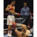 Manny Pacquiao Autographed 8x10 Photograph | Details: Knock Down, Referee