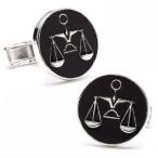 Scales of Justice Silver Cufflinks