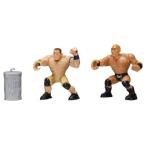 WWE プロレス Power Slammers The Rock and John Cena アクションフィギュア Starter Pack フィギュア 人