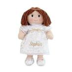 Personalized Angel Rag Doll - Brunette ドール 人形 おもちゃ