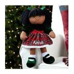 Personalized Christmas Rag Doll-African American ドール 人形 おもちゃ
