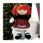 Personalized Christmas Rag Doll-Redhead Caucasian ドール 人形 おもちゃ