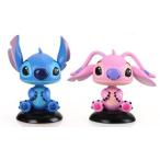 City Block Disney ディズニー Lilo &amp; Stitch Cartoon Angel &amp; Stich Bobblehead フィギュア 人形 おもち