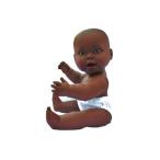 Infant Doll Skin Tone: African American ドール 人形 おもちゃ