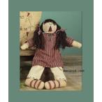 Prim Decor Primitive Lori Rag Doll in Red Dress ドール 人形 おもちゃ