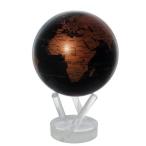 光で回る地球儀 ムーバグローブ サテライト MOVA Globe Copper Black 4.5インチ【海外直送・】