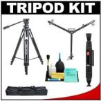 KING Davis &amp; Sanford ProVista 7518XB Pro Video Tripod 三脚 with Fluid Head &amp; Case with W3 Universa