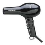 Solano Pro Dryer 1500 Watt 2 Speeds/4 Heat Black # 130S - Black