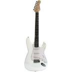 Barcelona 39 Inch White Electric Guitar with Carrying Bag and Accessories エレキギター エレクトリ