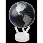 光で回る地球儀 ムーバグローブ ブラックメタリック MOVA Globe Black Metallic 4.5インチ【海外直送・】
