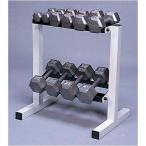 Cap Barbell 150 lbs Solid Hex Dumbbell Set with Rack