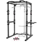 X-Mark Commercial Power Cage with Dip Station and Pull Up Bar