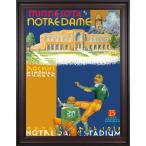 NCAA - 1938 Notre Dame Fighting Irish vs. Minnesota Golden Gophers 36 x 48 Framed Canvas