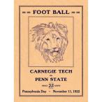 NCAA - 1922 Penn State Nittany Lions vs. Carnegie Tech 36 x 48 Canvas Historic Football