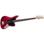 Squier スクワイア Vintage Modified Jaguar エレキ ベース ギター Special Crimson Red Transparent
