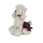 Plush Poodle with Black and Pink Tooth Fairy Pouch ぬいぐるみ 人形