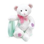 "Sweet Hearts" White Plush Bear ぬいぐるみ 人形