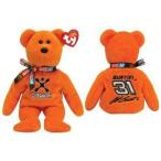 Ty Beanie Baby ビーニーベイビーズ - Jeff Burton #31 the Nascar Bear ぬいぐるみ 人形