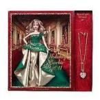 バービーHoliday Barbie 2011 (Caucasian) with Free Gift Necklace.　 W6236