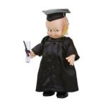 Kewpie Graduation in Black 人形 ドール