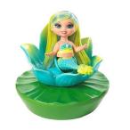 Mattel マテル社 Barbie バービー Flower Shower Mermaid Open Lotus Blue 人形 ドール