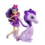 Barbie バービー Princess Charm School Princess Assistant Purple Fairy And Dragon 人形 ドール