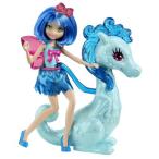 Barbie バービー Princess Charm School Princess Assistant Blue Fairy And Dragon 人形 ドール