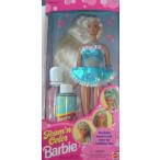 Foam 'N Color Barbie バービー: Washable Foam-in Hair Color for Bathtime Fun! (Blue) 人形 ドール