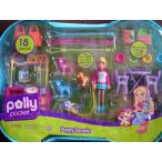Polly Pocket Puppy Parade Playset - 18 Pieces 人形 ドール