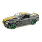 2010 Ford Mustang GT 1/18 Black w/Gold Stripes (Green Machine)