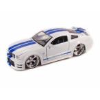 Ford Mustang GT 1/24 Mass White w/Blue Stripes