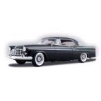 Black 1956 Chrysler 300b 1:18 スケール Die Cast Carミニカー モデルカー ダイキャスト