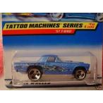 Mattel マテル Hot Wheels ホットウィール 1998 1:64 スケール Tattoo Machines Series Blue 1957 T Bird