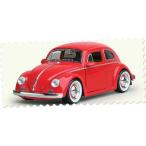 1959 VW Beetle 1:24 スケール (Red)ミニカー モデルカー ダイキャスト