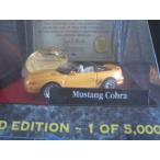 Mustang マスタング Cobra マッチボックス Gold Collection Limited Edition with Gold Coin and Certifi